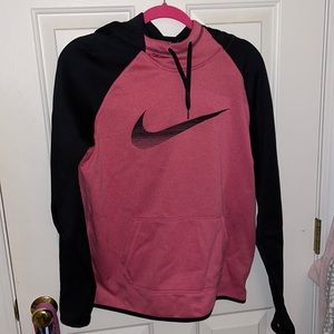 Pink and Black Nike Sweatshirt